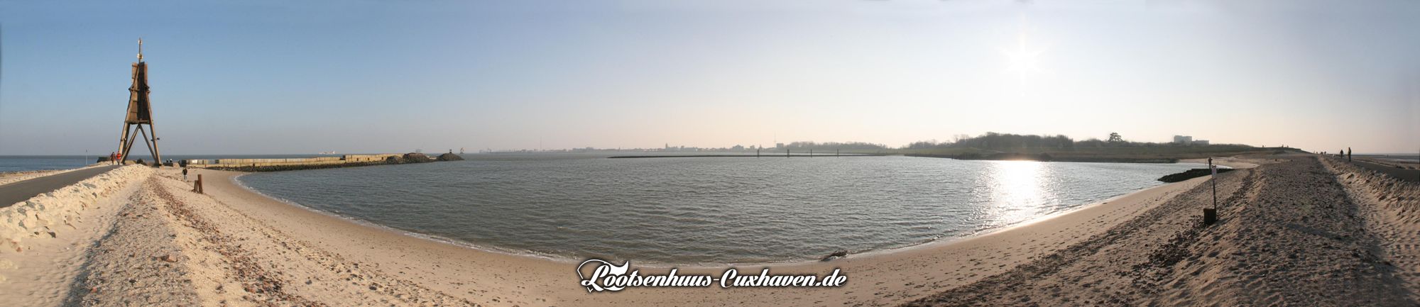 Cuxhaven Kugelbake Panorama