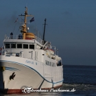 Bilder aus Cuxhaven - Helgolandschiff "Funny Girl" legt ab