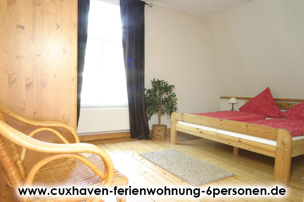 Cuxhaven-Ferienwohnung-6Personen_Schlafzimmer4