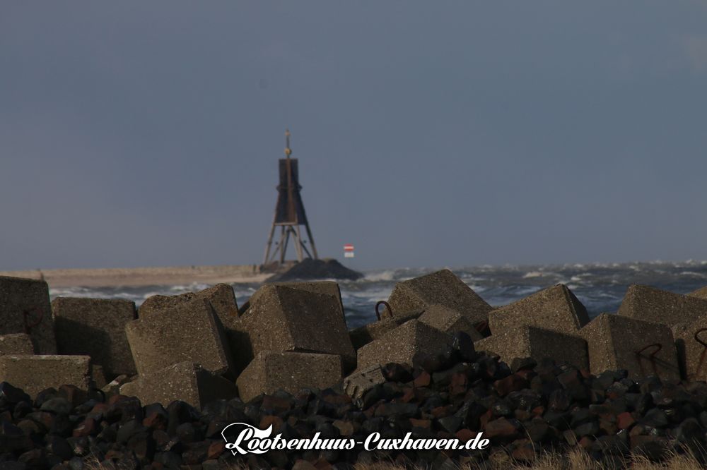 Cuxhaven Kugelbae Grimmershörn Sturm März 2018